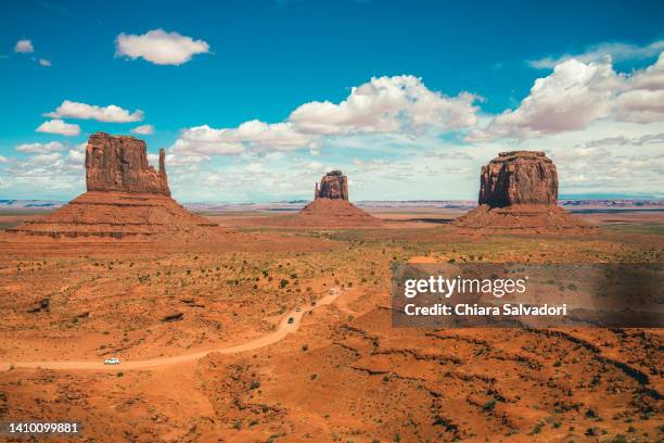 the amazing monument valley - west direction stock pictures, royalty-free photos & images