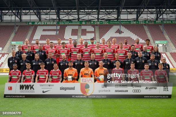 Top row Fredrik Jensen, Daniel Caligiuri, Lasse Guenther, Lukas Petkov, Andre Hahn, Arne Maier, Ricardo Pepi, Ermedin Demirovic, Felix Goetze, Noah...