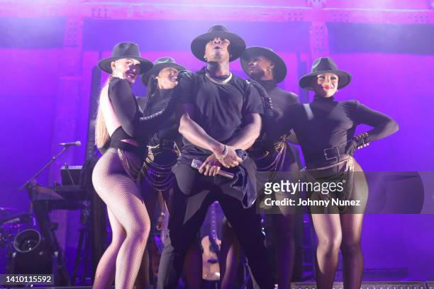Ne-Yo performs during his "Self-Explanatory" album release party on July 20, 2022 in New York City.