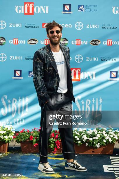 Nicolò De Devitiis attends the photocall at the Giffoni Film Festival 2022 on July 21, 2022 in Giffoni Valle Piana, Italy.