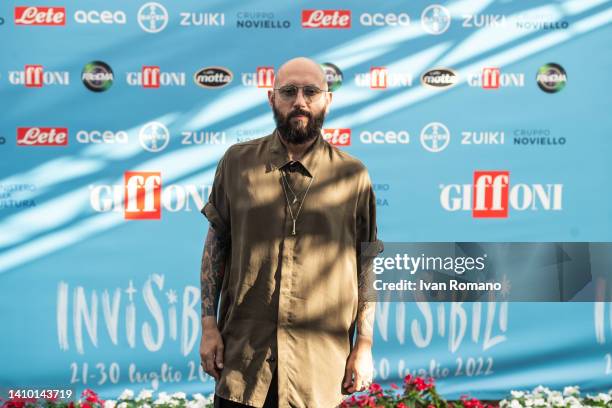 Pepsy Romanoff attends the photocall at the Giffoni Film Festival 2022 on July 21, 2022 in Giffoni Valle Piana, Italy.