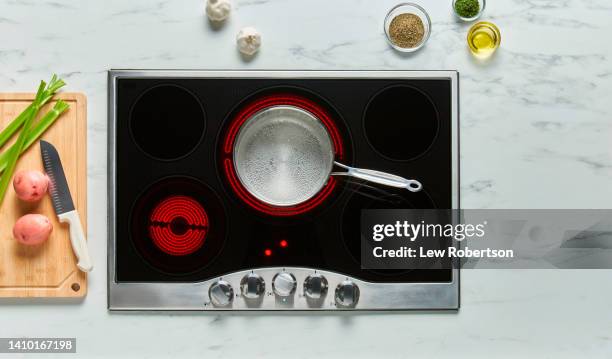 electric stove burner - stove top stock pictures, royalty-free photos & images