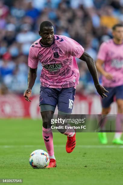 Abdoulaye Doucouré of Everton against Minnesota United FC at Allianz Field on July 20, 2022 in St Paul, Minnesota.