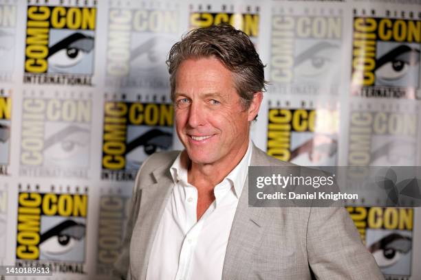 Hugh Grant attends Paramount Pictures and eOne's Comic-Con presentation of "Dungeons & Dragons: Honor Among Thieves" in Hall H at the San Diego...