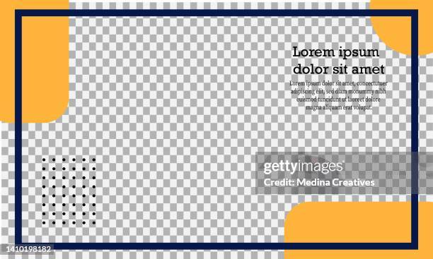 stockillustraties, clipart, cartoons en iconen met abstract template post for social media background - sjablonen voor social media