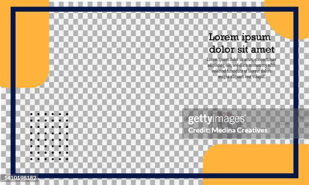 abstract template post for social media background - social media post template stock illustrations