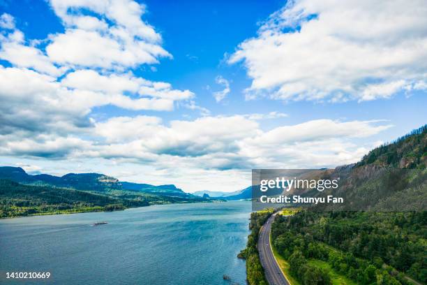 columbia river gorge - oregon v washington stock pictures, royalty-free photos & images