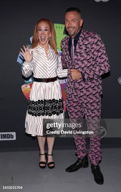 Kathy Griffin and Kit Williamson attend the 2022 Outfest Los Angeles LGBTQ+ Film Festival sneak peek screening of Kit Williamson's new series...
