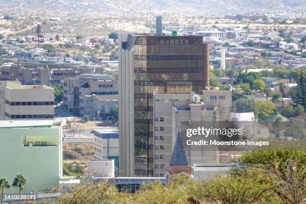 namdeb diamond corporation head office in windhoek at khomas region, namibia - windhoek stock pictures, royalty-free photos & images