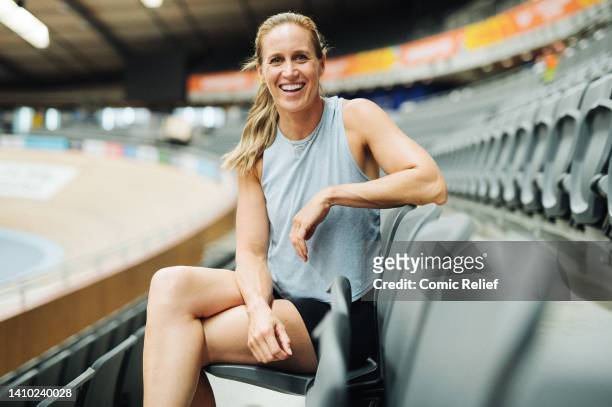 British Olympic Rower, Helen Glover trains in preparation for the Sport Relief All-Star Games: Birmingham 2022. Two teams of para and non-disabled...