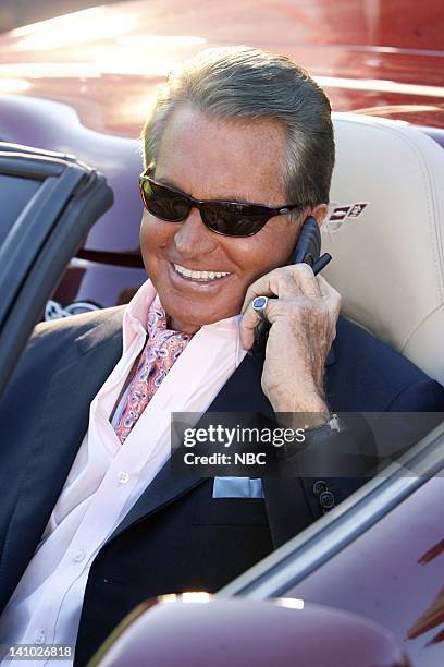 Good Run of Bad Luck" Episode 5 -- Pictured: George Hamilton as Bernard Taylor -- Photo by: Scott Garfield/NBC/NBCU Photo Bank