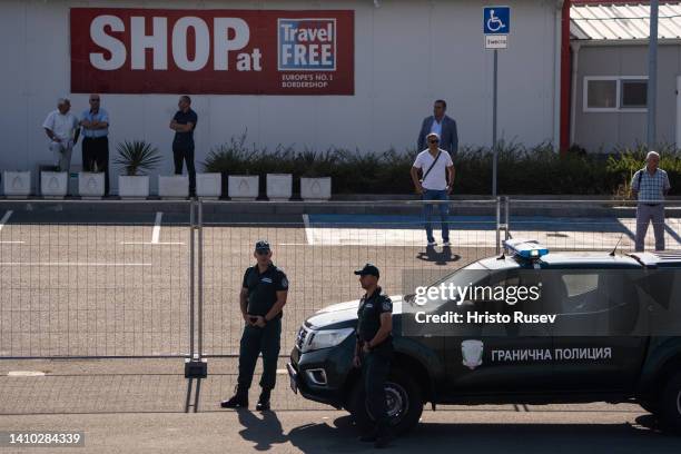 Bulgarian Border police patrol, during military exercise Sea Breeze on July 22, 2022 in Burgas, Bulgaria. Hungarian ships exercise in the Black Sea...