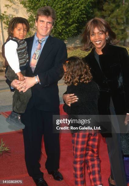 American married couple, author & producer Roderick Spencer and actor Alfre Woodard, and their children, Duncan and Mavis Spencer, attend the world...