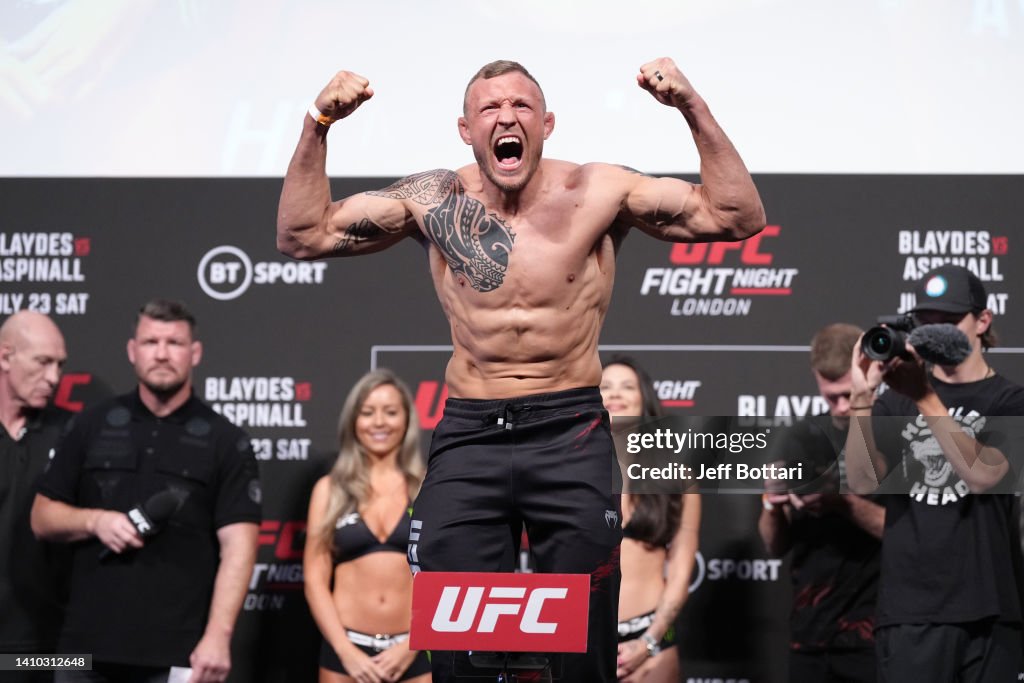 UFC Fight Night: Blaydes v Aspinall Ceremonial Weigh-in