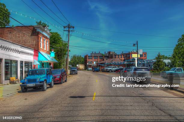 main street st. clair - missouri stock pictures, royalty-free photos & images