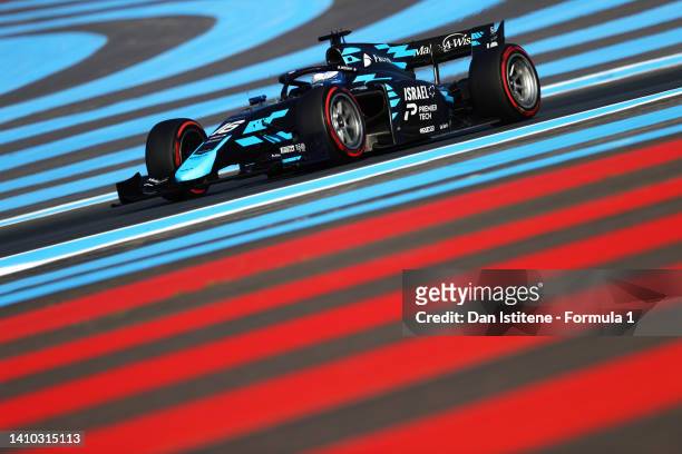 Roy Nissany of Israel and DAMS drives on track during qualifying ahead of Round 9:Le Castellet of the Formula 2 Championship at Circuit Paul Ricard...