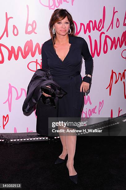 Maria Bartiromo attends the 3rd annual Diane Von Furstenberg awards at the United Nations on March 9, 2012 in New York City.