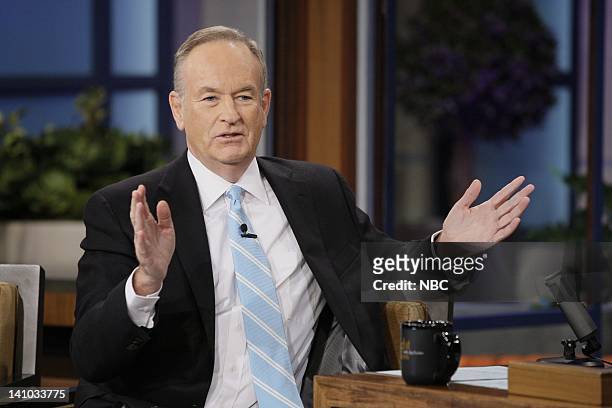 Episode 4163 -- Pictured: Political commentator Bill O'Reilly during an interview on December 9, 2011 -- Photo by: Paul Drinkwater/NBC/NBCU Photo Bank