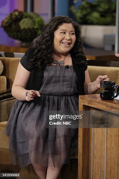 Episode 4156 -- Pictured: Actress Raini Rodriguez during an interview on November 30, 2011 -- Photo by: Paul Drinkwater/NBC/NBCU Photo Bank