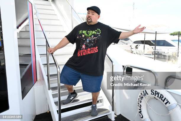 Gabriel Iglesias visits the #IMDboat At San Diego Comic-Con 2022: Day Two on The IMDb Yacht on July 22, 2022 in San Diego, California.