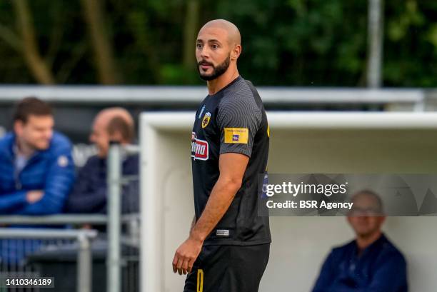 Nordin Amrabat of AEK Athene during the Preseason Friendly match between FC Volendam and AEK Athene at Sportpark Oosterhout on July 22, 2022 in...