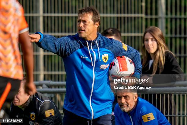 Head-coach Matias Almeyda of AEK Athene during the Preseason Friendly match between FC Volendam and AEK Athene at Sportpark Oosterhout on July 22,...