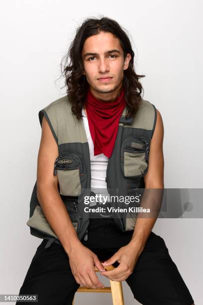 Aramis Knight visits the #IMDboat At San Diego Comic-Con 2022: Day Two on The IMDb Yacht on July 22, 2022 in San Diego, California.