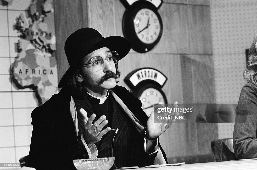 Don Novello as Father Guido Sarducci during the 'Weekend Update' on