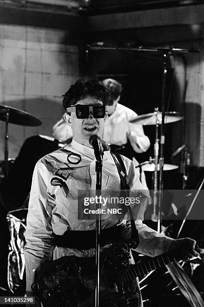 Episode 2 -- Pictured: Gerald V. Casale of musical guest Devo during the musical performance of 'Jocko Homo' on October 14, 1978 -- Photo by:...