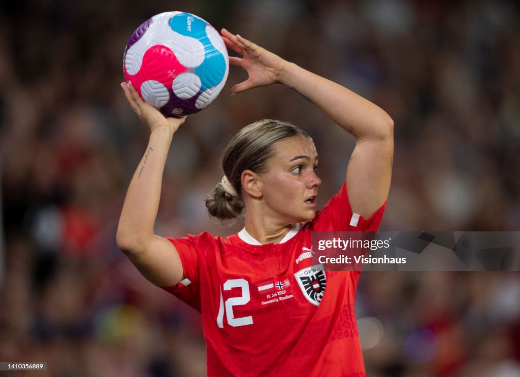 Austria v Norway: Group A - UEFA Women's EURO 2022