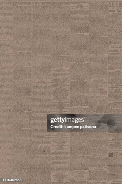 old newspaper background - arcaico imagens e fotografias de stock