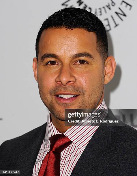 Actor Jon Huertas arrives to The Paley Center for Media's PaleyFest 2012 honoring "Castle" at Saban Theatre on March 9, 2012 in Beverly Hills,...
