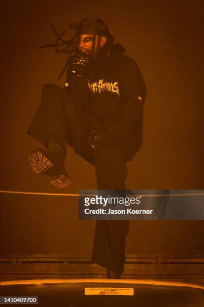 Rapper Playboi Carti performs onstage during day one of Rolling Loud...  News Photo - Getty Images