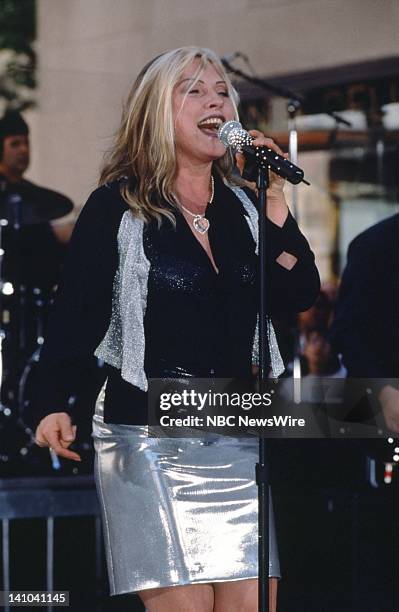 Summer Concert Series" --Pictured: Blondie's Debbie Harry performing in Rockefeller Center in 1999 -- Photo by: David Atlas/NBC/NBC NewsWire