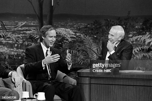 Carson Actor Johnny Carson Chevy Chase Stock-Fotos und Bilder - Getty Images