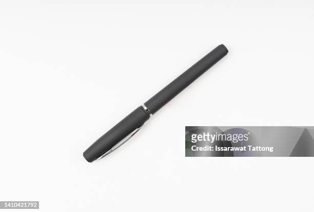 pen isolated on white background - fountain pen stock pictures, royalty-free photos & images