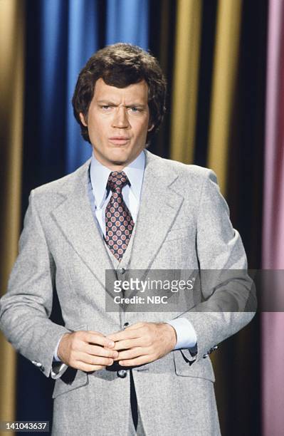 Pictured: Guest host David Letterman on March 26, 1979 -- Photo by: Paul Drinkwater/NBC/NBCU Photo Bank