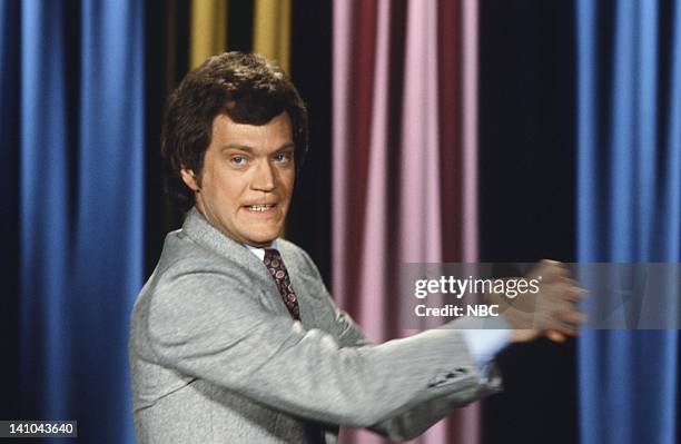 Pictured: Guest host David Letterman on March 26, 1979 -- Photo by: Paul Drinkwater/NBC/NBCU Photo Bank
