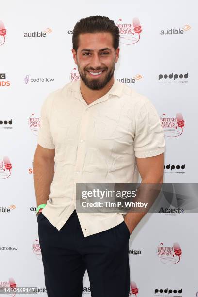 Kem Cetinay attends the British Podcast Awards 2022 at Kennington Park on July 23, 2022 in London, England.