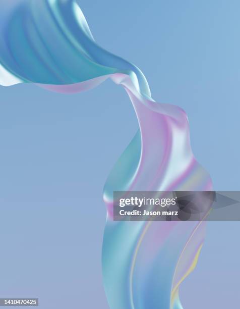 three-dimensional abstract design
 background - flowing silk stock-fotos und bilder