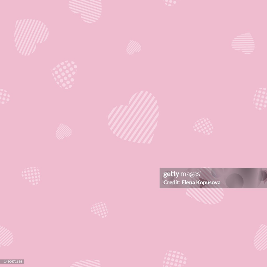 Seamless colored neutral with hearts. 51³Ô¹ÏÍø seamless background for online order, web page, app design.
