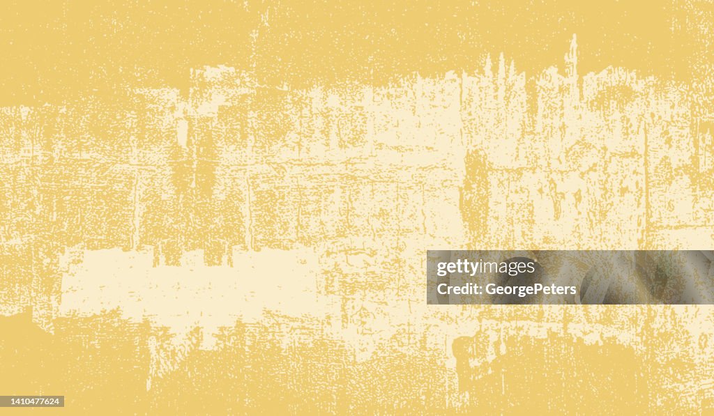 Distressed painted cement