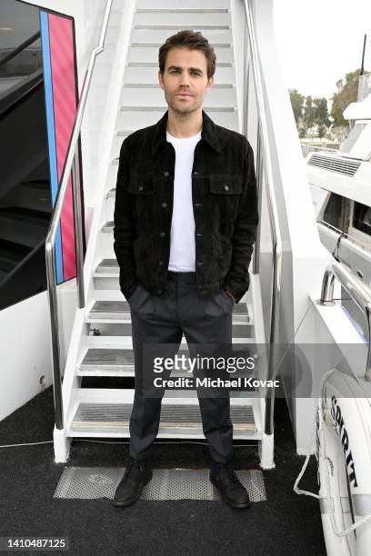 Paul Wesley visits the #IMDboat At San Diego Comic-Con 2022: Day Three on The IMDb Yacht on July 23, 2022 in San Diego, California.