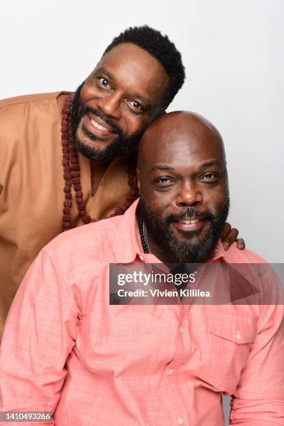 Chad Coleman and Peter Macon visit the #IMDboat At San Diego Comic-Con 2022: Day Three on The IMDb Yacht on July 23, 2022 in San Diego, California.