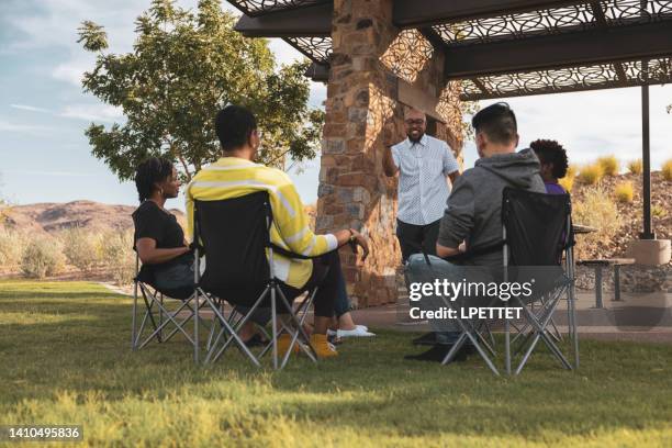 Group Session Note Example Outdoor Outdoor Group Therapy Photos and Premium High Res Pictures - Getty Images