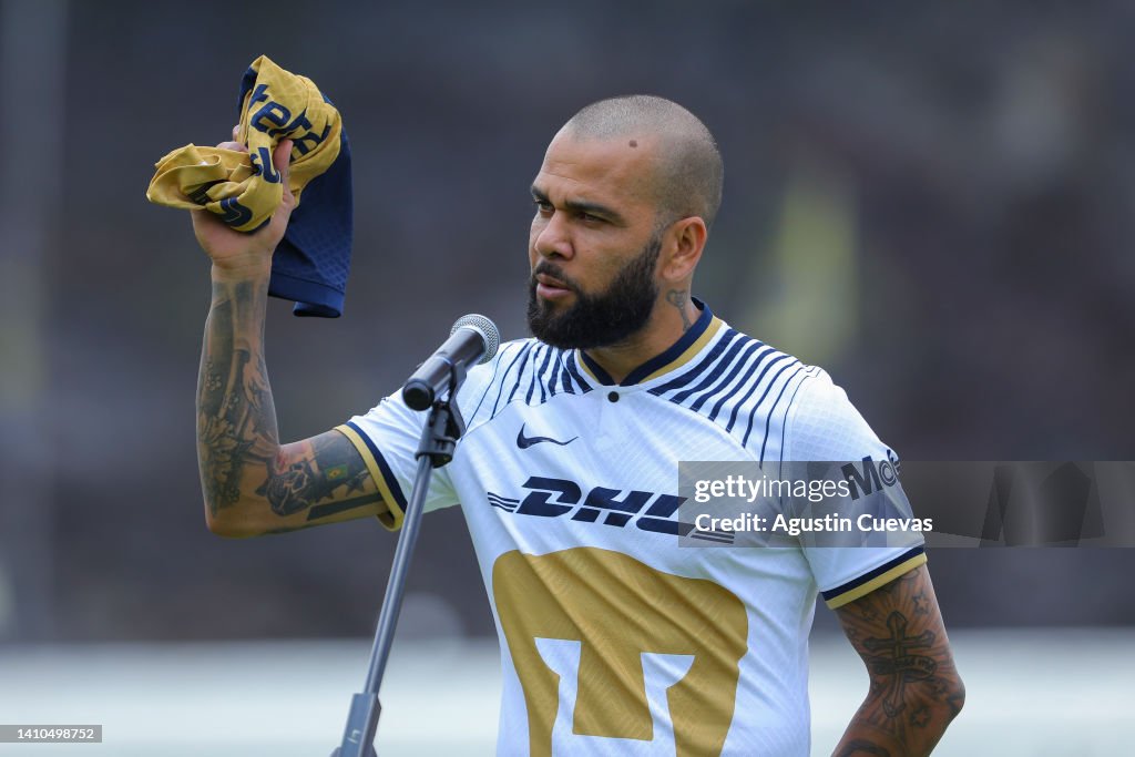 Pumas UNAM Unveils New Signing Dani Alves