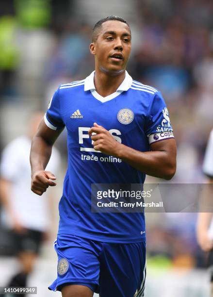 Youri Tielemans of Leicester City in action during the Pre-Season Friendly match between Derby County and Leicester City at Pride Park on July 23,...