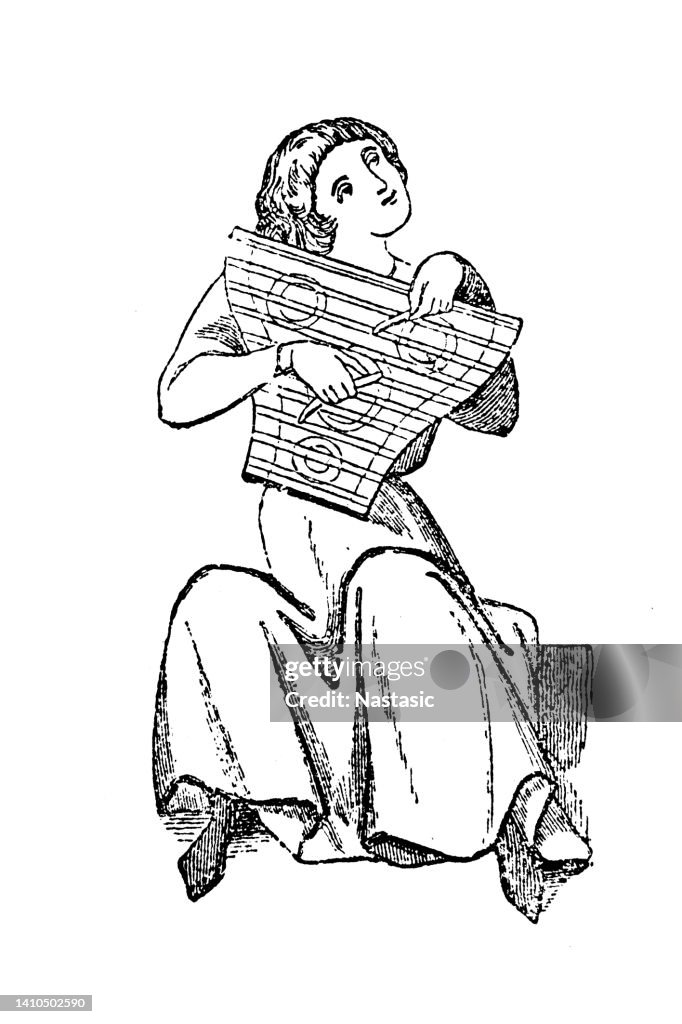 Minstrel ,a medieval singer or musician