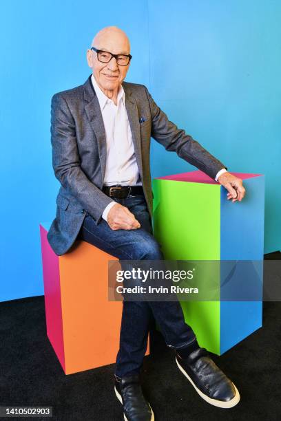 Patrick Stewart visits the #IMDboat official portrait studio at San Diego Comic-Con 2022 on The IMDb Yacht on July 23, 2022 in San Diego, California.