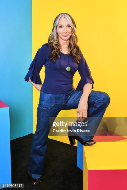 Gates McFadden visits the #IMDboat official portrait studio at San Diego Comic-Con 2022 on The IMDb Yacht on July 23, 2022 in San Diego, California.
